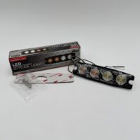 8892242 Buyers Ultra Thin 4.5" LED Strobe Light, Amber/Clear