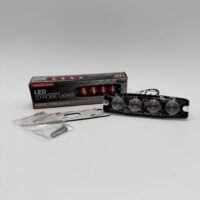 8892243 Buyers Ultra Thin 4.5" LED Strobe Light, Red