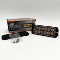 8892600 Buyers Thin Dual Row 4.5" LED Strobe Light, Amber