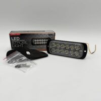 8892601 Buyers Thin Dual Row 4.5" LED Strobe Light, Clear