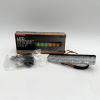 8892810 Buyers Ultra Bright Narrow Profile LED Strobe Light, Green/Amber