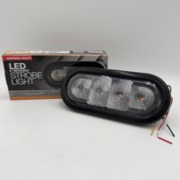 SL62AC Buyers 6" Oval Strobe Light, Amber/Clear