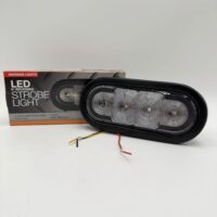 SL62AG Buyers 6" Oval Strobe Light, Amber/Green