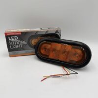 SL62AO Buyers 6" Oval Strobe Light, Amber/Amber