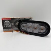 SL62CA Buyers 6" Oval Strobe Light, Amber/Clear