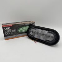 SL62GO Buyers 6" Oval Strobe Light, Green/Clear