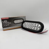 SL65CO Buyers 6" Oval Recessed Strobe Light, Clear