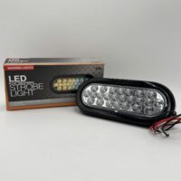 SL66AG Buyers 6" Oval Recessed Strobe Light, Amber/Green