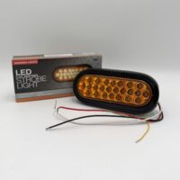 SL66AO Buyers 6" Oval Recessed Strobe Light, Amber
