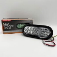 SL66GO Buyers 6" Oval Recessed Strobe Light, Green