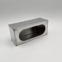 LB383ALSM Buyers Single Oval Light Box, Smooth Aluminum