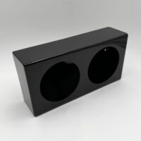 LB6123 Buyers Dual Round Light Box, Black
