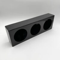 LB6183 Buyers Triple Round Light Box, Black
