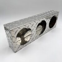 LB6183ALDT Buyers Triple Round Light Box, Diamond Tread