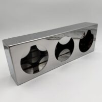 LB6183SST Buyers Triple Round Light Box, Stainless