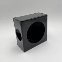 LB663SL Buyers Single Round Light Box with Side Light, Black