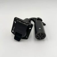 TC1077P Buyers Trailer Connector Adapter, 7 Round to 7 RV Flat