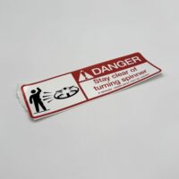 3007844 SaltDogg Stay Clear/Danger Decal