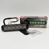 8891829 Buyers 5.25" Tri-Color LED Strobe, Amber/Green/Clear