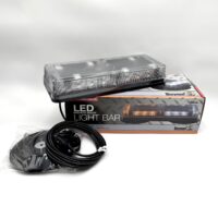 8891092 Buyers Rectangular Lightbar, Amber/Clear