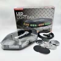 8891109 Buyers Octagonal 30 LED Light Bar, Amber/Green